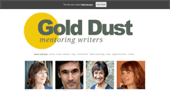 Desktop Screenshot of gold-dust.org.uk